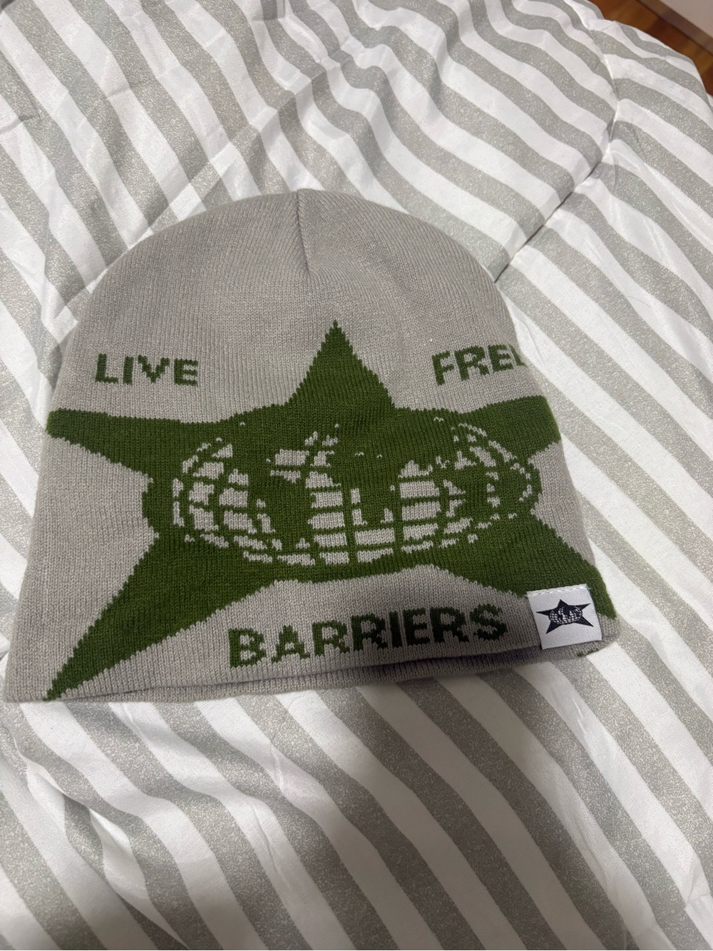 Live free beanie
